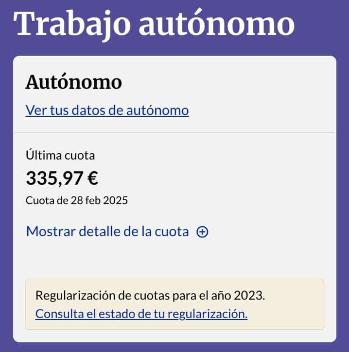 Cómo saber si me han regularizado ya la cuota y si tengo que pagar